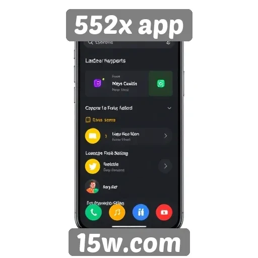 Recursos exclusivos do 552x app