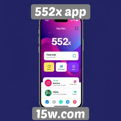 Explorando a interface do 552x app e suas funcionalidades